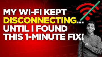 My Wi-Fi KEPT Disconnecting… Until I Found This 1-Minute Fix!