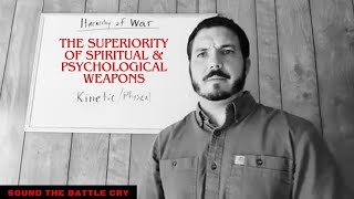 The Superiority of Spiritual & Psychological Weapons in the Hierarchy of War
This message gives an overview of different types of warfare with the goal of showing which type reigns supreme above them all.
Link to a PDF of the notes:
https://t.me/soundthebattlecry/2140
Audio version:
https://beta.sermonaudio.com/sermons/41824423153321/
If you have ever been blessed by the teaching and preaching on this channel and would like to support this ministry which is full time ministry, you can give through Paypal or Zelle or Wise. Even $5 helps greatly to keep things going :
Paypal or Zelle or Wise address: natemarino7@hotmail.com
or use this link for Paypal: https://www.paypal.me/natemarino7
This link for Wise:
https://wise.com/share/nathanieljamesm
or give using a screen name here:
https://www.buymeacoffee.com/soundthebattlecry
*Note on Paypal* - Please do not select Payment for goods and services or it will withhold for 21 days and ask me for shipping info. Instead select Transfer to family or friends. Thank you
Thank you and God bless
(NOTE - Giving is purely a free will action of what God lays on your heart. Donations will not alter the message of the preaching and do not give you a right to try and have control of the message. Thanks.)
“And I thank Christ Jesus our Lord, who hath enabled me, for that he counted me faithful, putting me into the ministry.” (1 Timothy 1:12)
(I Corinthians 9:3-14, I Timothy 5:18, II Corinthians 11:8, Philippians 4:14-16, Galatians 6:6)
*Watch the Comment Policy for this channel video*
https://youtu.be/ElbdI6krye4
Send any honest questions to:
Email: treadingserpents@hotmail.com
Please like, share, subscribe, and comment on the
Sound the Battle Cry social media pages:
For PDFs of message notes and uncensored news updates which will continue here if I get censored
Telegram:
https://t.me/soundthebattlecry
For audio versions of the messages:
Sermon Audio
https://www.sermonaudio.com/source_detail.asp?sourceid=soundthebattlecry
All videos backed up on
Rumble:
https://rumble.com/c/c-2048584
and
Odysee:
https://odysee.com/$/invite/@SoundtheBattleCry:e
For updates and sharing
Facebook: https://www.facebook.com/Sound-the-Battle-Cry-682793708588270/
Minds: https://www.minds.com/treadingserpents
Link to a PDF of a Gospel tract you can download for free:
Truth in an Age of Confusion
https://t.me/soundthebattlecry/395 The Superiority of Spiritual & Psychological Weapons in the Hierarchy of War