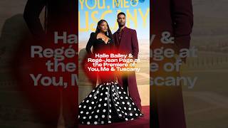 Halle Bailey & Regé-Jean Page at the Premiere of You, Me & Tuscany, Halle Bailey children #fashion Net Worth