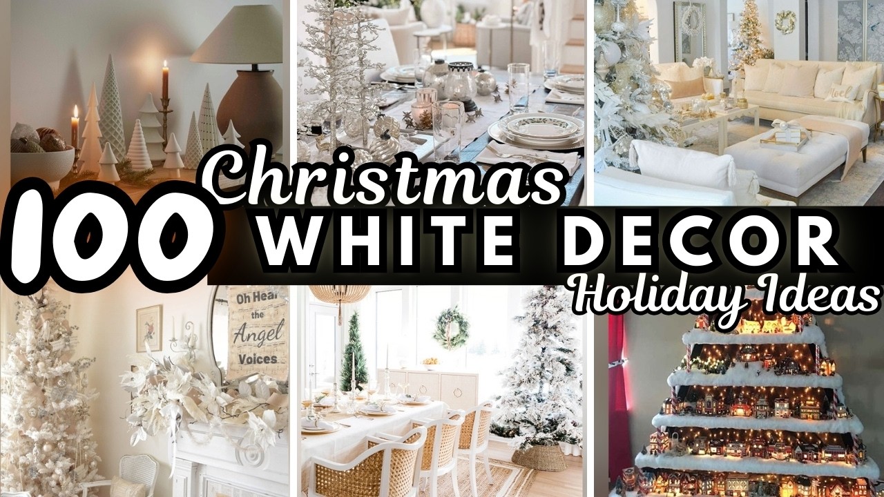White Christmas Decor Ideas to Transform Every Room