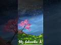 acrylic painting tutorial /beautiful night painting #shorts #arts #youtubeshorts #acrylicpainting