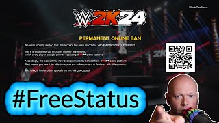 WWE 2K24 ● WhatsTheStatus Has Been Permanently Banned
