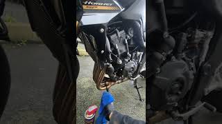 boujou aller dite moi ça roule #honda #moto #hiver #froid #neige