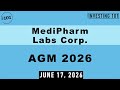 MediPharm Labs AGM 2026 | Investors Back Board Downsizing to FiveSeats Amid 37% GrossMarginStrengths