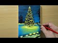 Christmas Tree / Acrylic Painting / STEP by STEP #185 / 크리스마스트리 아크릴화