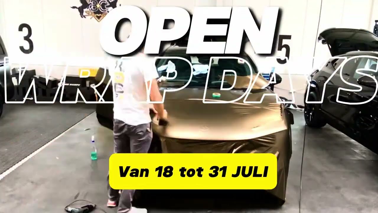 Ontdek de Magie van Wrapping tijdens de Open Wrap Days van 18 tot 31 juli!