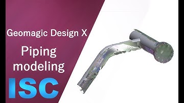 Piping modeling in geomagic design x / Modelamiento de tubería en geomagic design x