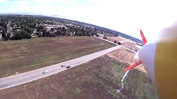 On-Board Camera GoPro Hero HD Estes Model E Motor Rocket Launch and Crash timelapse