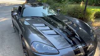 Comparing a 2005 Viper Convertible and a 2009 Viper Coupe.