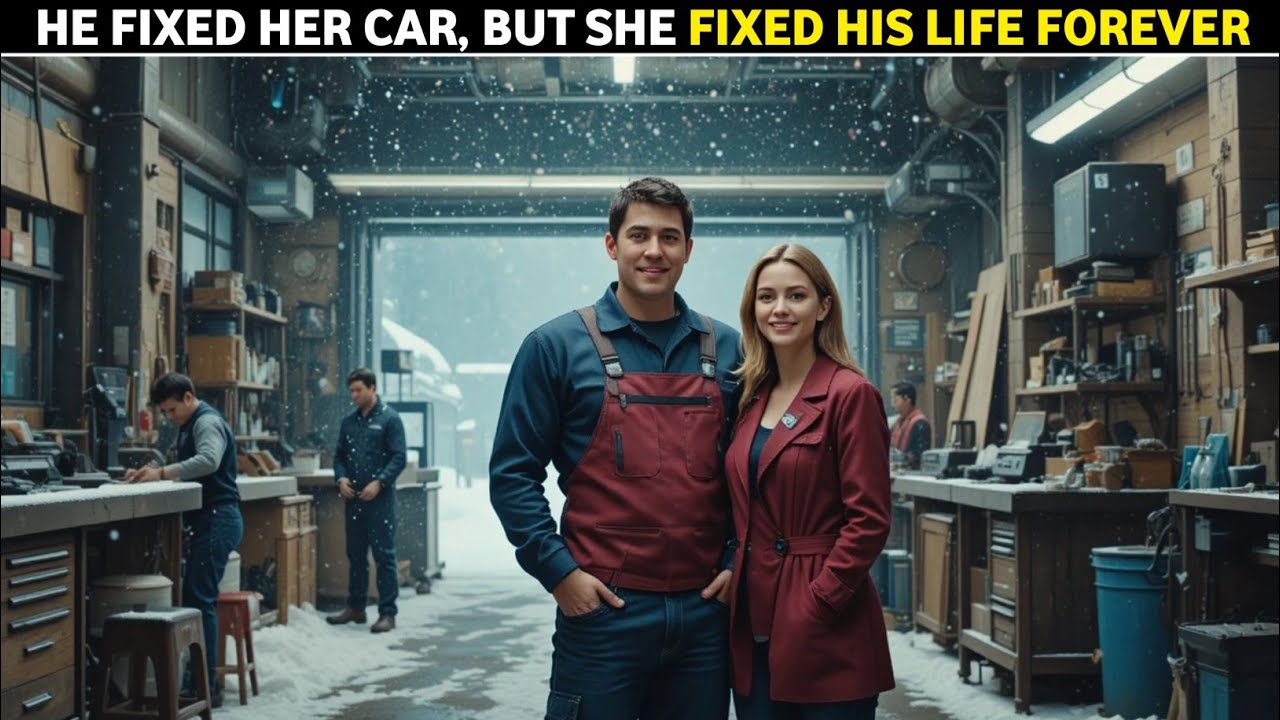 Poor Mechanic Helps Rich Woman at Midnight - Her Secret Changes His Life Forever