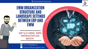 EWM Organization Structure and Landscape Settings between ERP and EWM  || SAP EWM  by Mr. Naidu