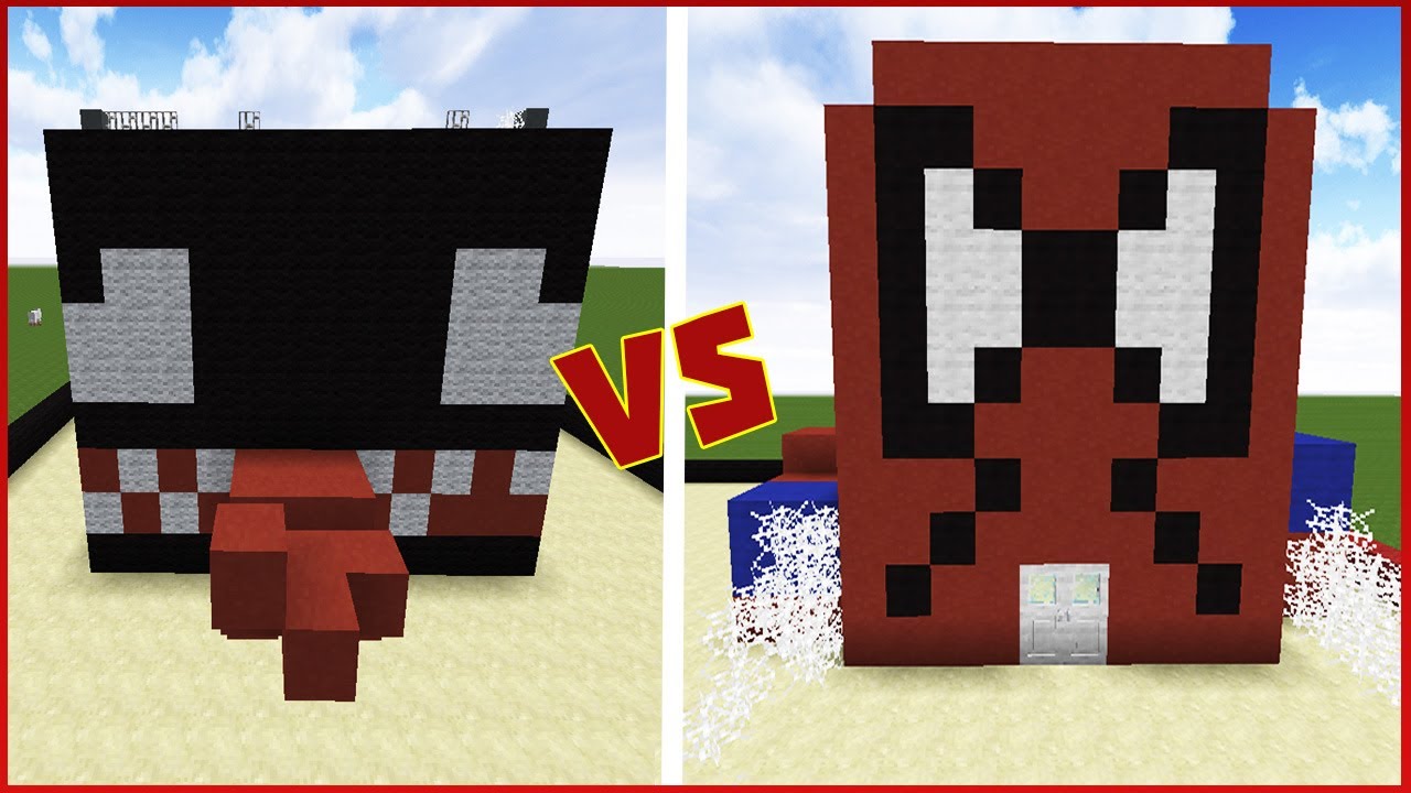 CASA DO HOMEM-ARANHA VS CASA DO VENOM - Minecraft - YouTube