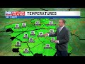 Tracking potential for thunderstorms and mountain frost