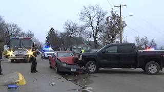 None hurt in Ottumwa crash