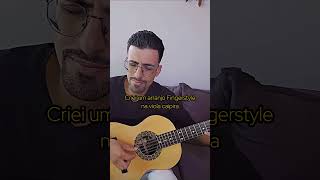 🎶 “Como és lindo” 🎶 Um momento de adoração em cada acorde — fingerstyle na viola caipira. 🙏✨