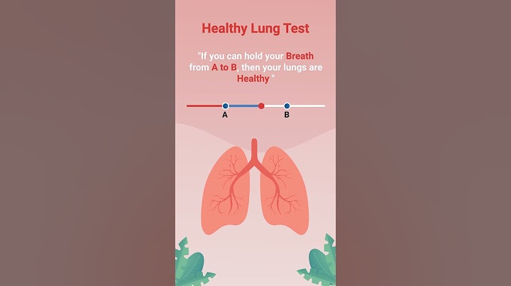 Healthy Lung Test | Hold Your Breath 🫁