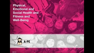 Physical, Emotional And Social Health, Fitness And Well Being Edexcel 2016