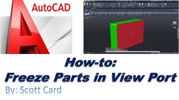 AutoCAD ❄Freezing❄ Parts in View Ports