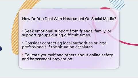 How Do You Deal With Harassment On Social Media? - Everyday-Networking