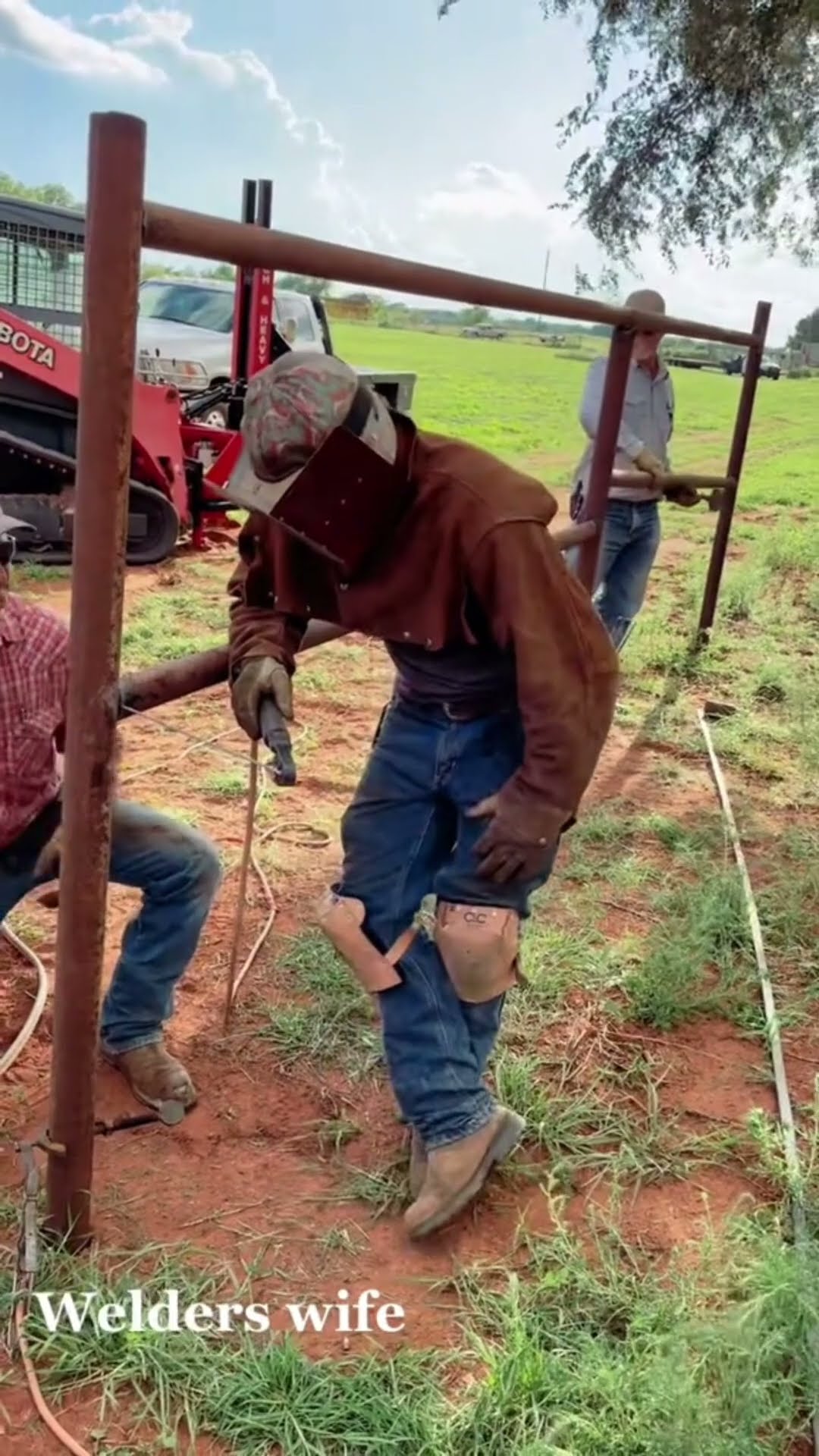 CAT Loader Arm repair