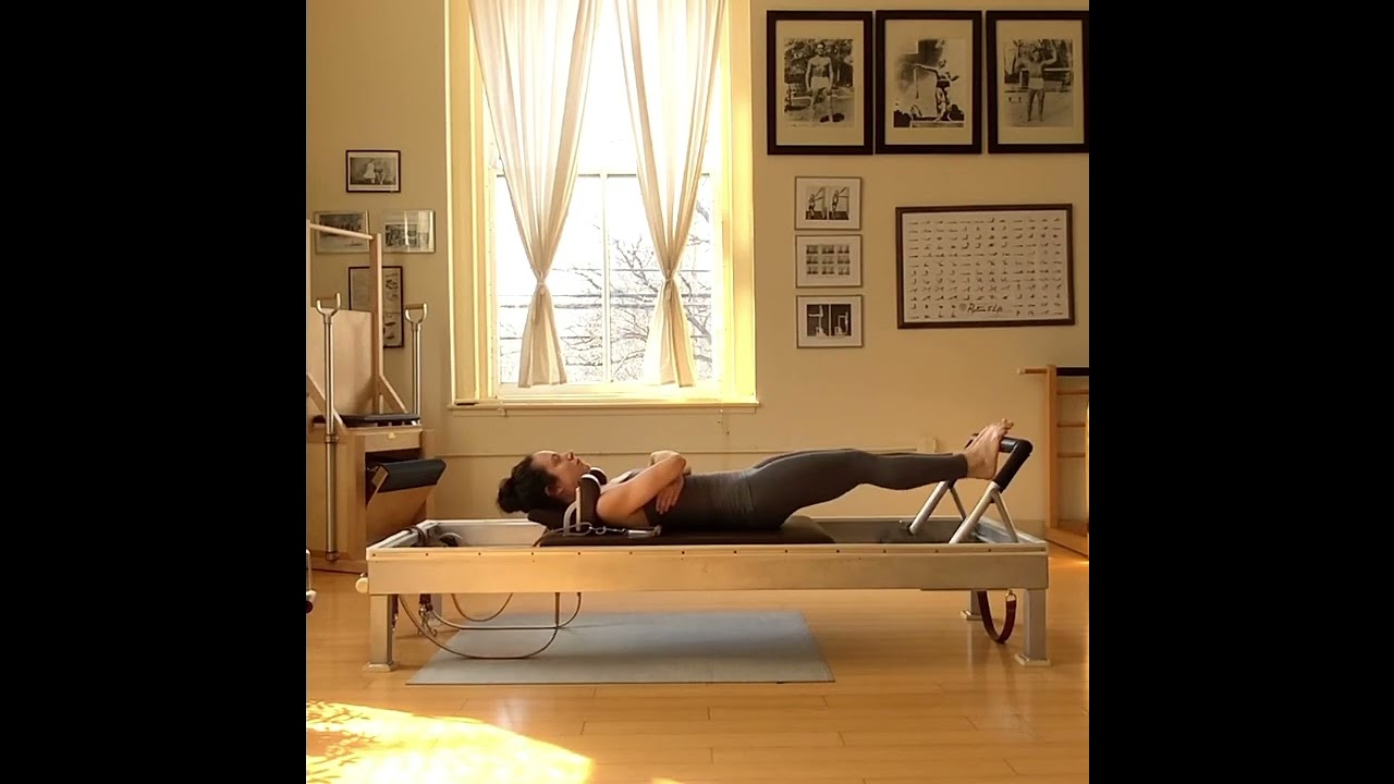 Archival Pilates Footwork on the Reformer