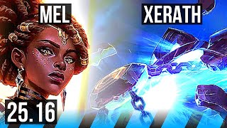 MEL vs XERATH (MID) | Legendary | KR Master | 25.16