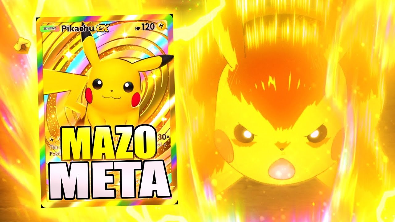 ⚡¡EL MEJOR MAZO de PIKACHU EX!⚡*DOMINA TUS PARTIDAS* Pokemon Tcg Pocket ...