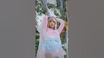 My top 3 Taylor Swift songs from each album