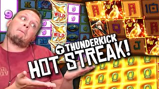 Slot Compilation - Thunderkick Slots going on a HOT STREAK - BIG WINS