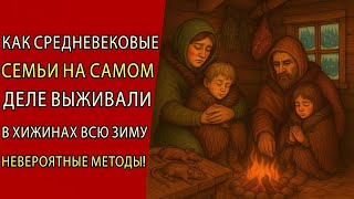 картинка: Как средневековые семьи выживали в хижинах всю зиму — Невероятные методы!