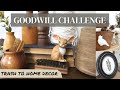 Goodwill thrift store home decor challenge •  Spring Home Decor on a Budget  •  Thrift Flips