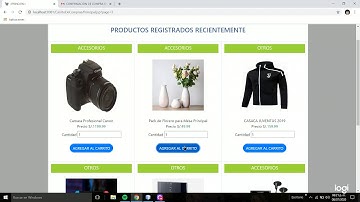 CARRITO DE COMPRAS JAVA (BOOTSTRAP + SERVLET