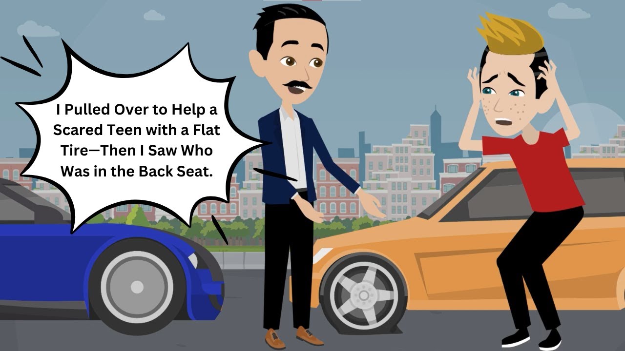 Я остановился, чтобы помочь испуганному подростку с проколотой шиной, — и тут увидел, кто сидит н...