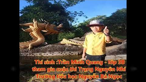 Đất nước mến thương - Minh Quang dự thi Trạng Nguyên Nhí 2021