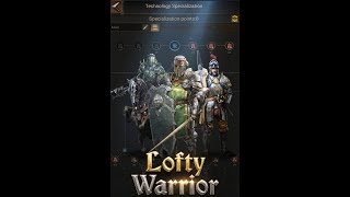Rise of Castles How to reset Lofty Warrior