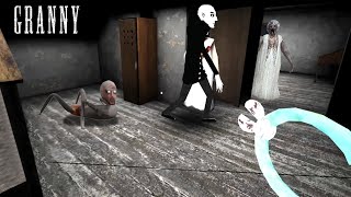 Granny New Enemies Update With Nosferatu Slendrina Mom And Slendrina Child in Granny Update