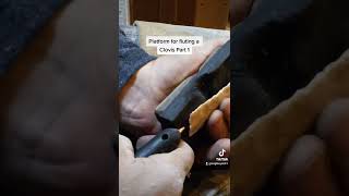part 1 Platform preparation for fluting a Clovis