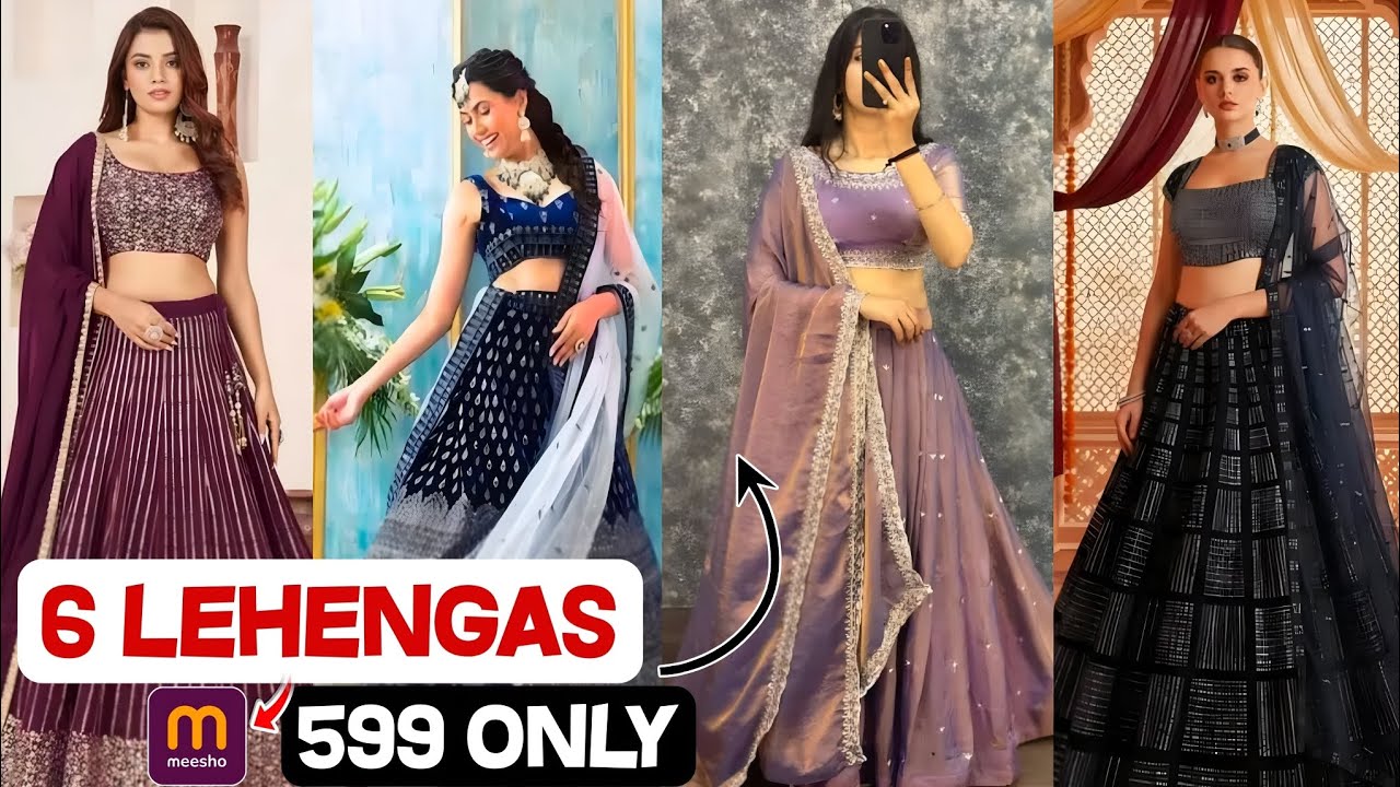 Meesho Huge Lehenga Haul Meesho Wedding Lehenga Haul🥰🔥