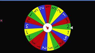 Number Spinner 1, 2, 3