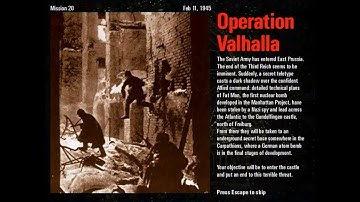 Commandos 1- Behind Enemy Lines - Mission 20: Operation Valhalla - Destroy doomsday compound