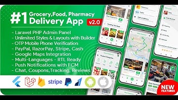 [USER APP]Grocery, Food, Pharmacy, Store Delivery Mobile App with Admin Panel V2.1 PART-2 |INFINITIX