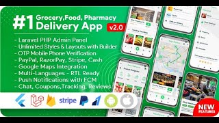 [USER APP]Grocery, Food, Pharmacy, Store Delivery Mobile App with Admin Panel V2.1 PART-2 |INFINITIX screenshot 1