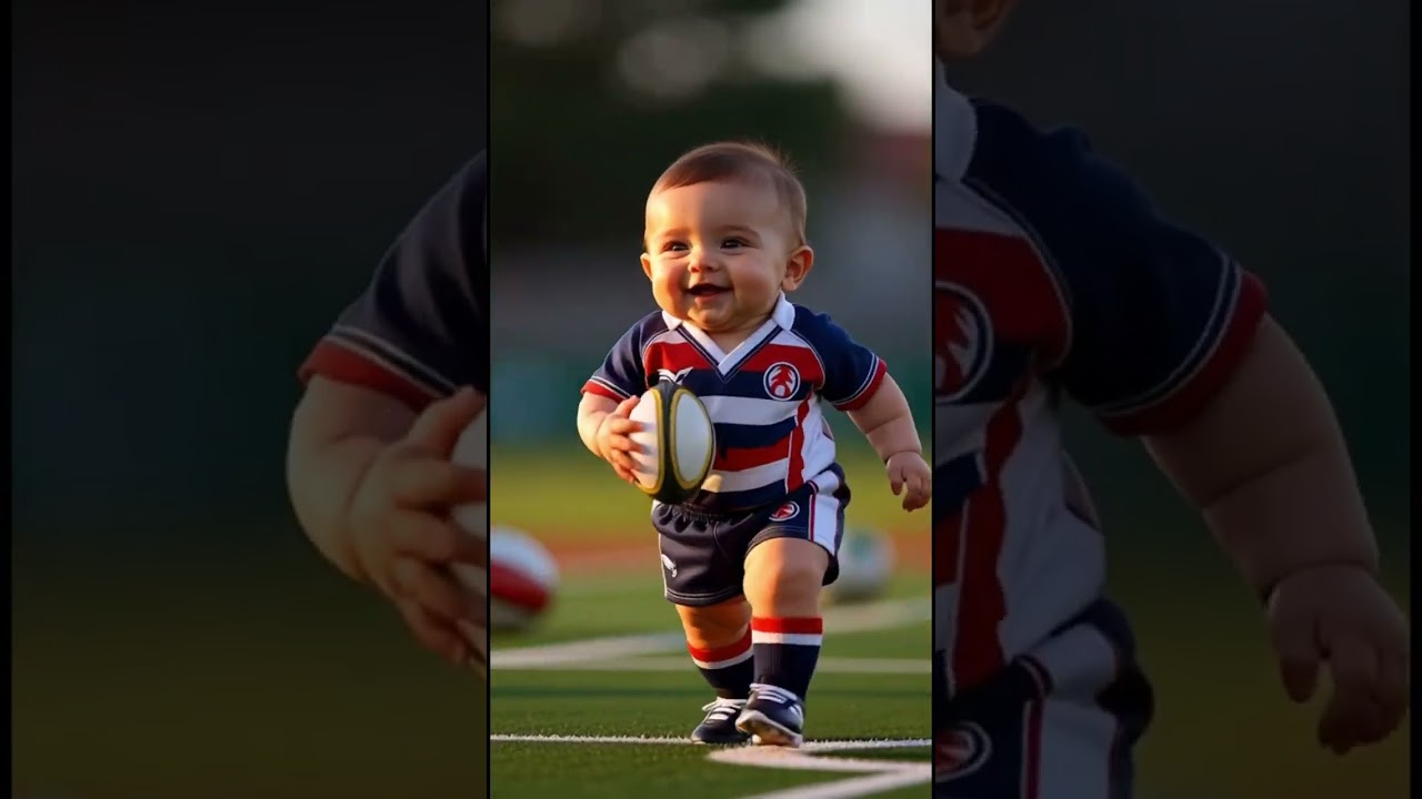 Small Baby Big Rugby Passion 🔥🏉