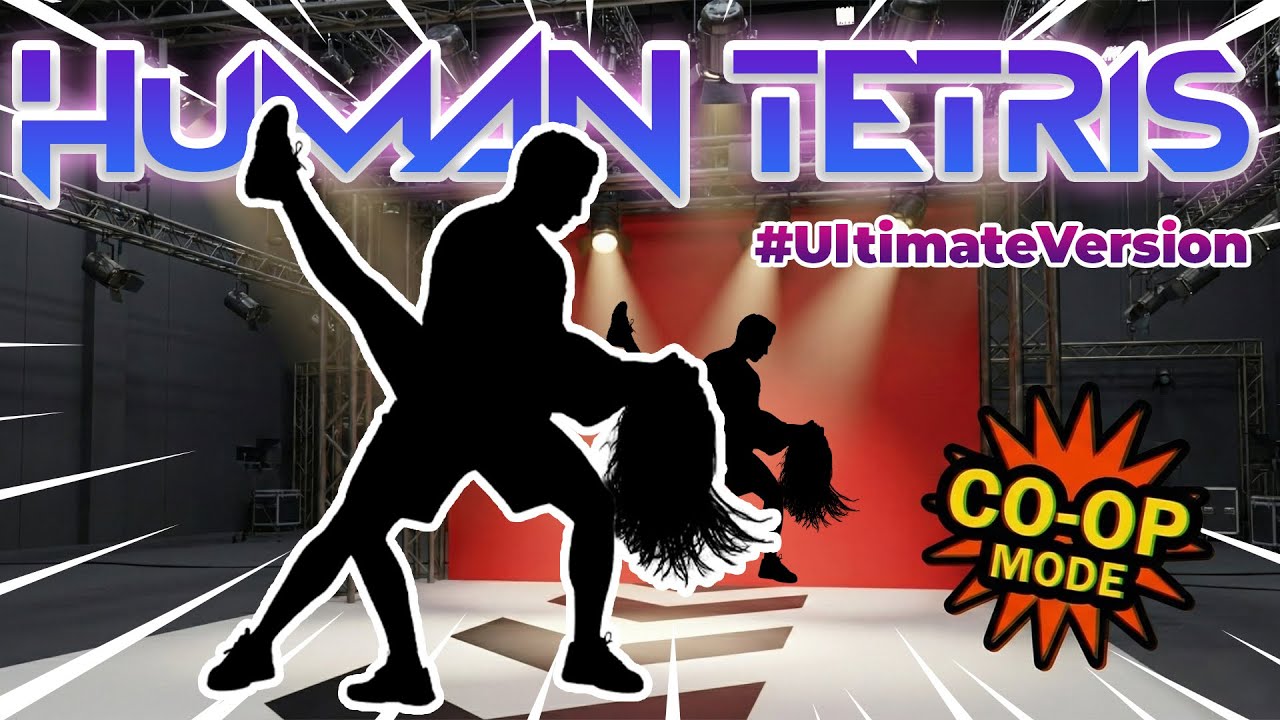HUMAN TETRIS CO-OP MODE 25-Min 🔥 Ultimate Version | Immersive Interactive Game & Full Body Workout