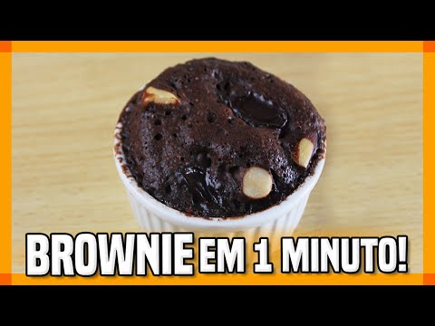 BROWNIE PRONTO EM