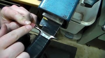 Custom Knife Making Sculpted Bowie handles with Nick Wheeler part 8