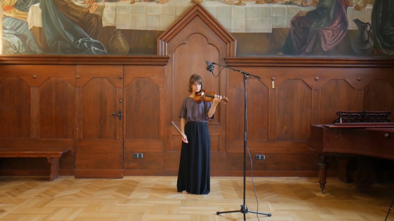 Bach Sonata for Solo Violin n.3 in C major, BWV 1005 - Largo, Allegro ...