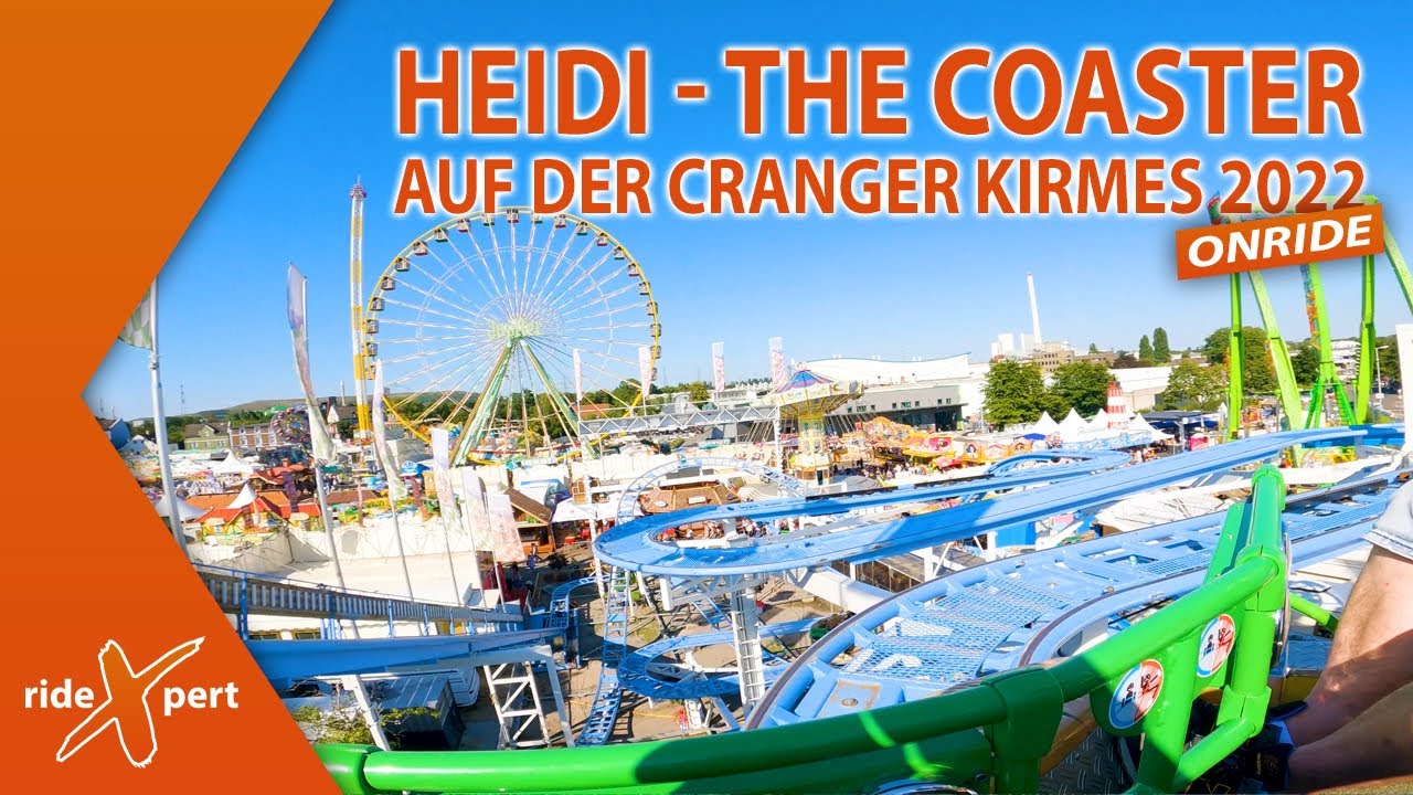 Heidi - The Coaster | Ewald Schneider | Cranger Kirmes 2022 | Onride by RideXpert in 4K