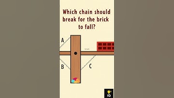 Which Chain Will Break? 🔗🧱 | #iq  #puzzle  #challenge #shortsfeed #shorts #shortvideo #brainteasers