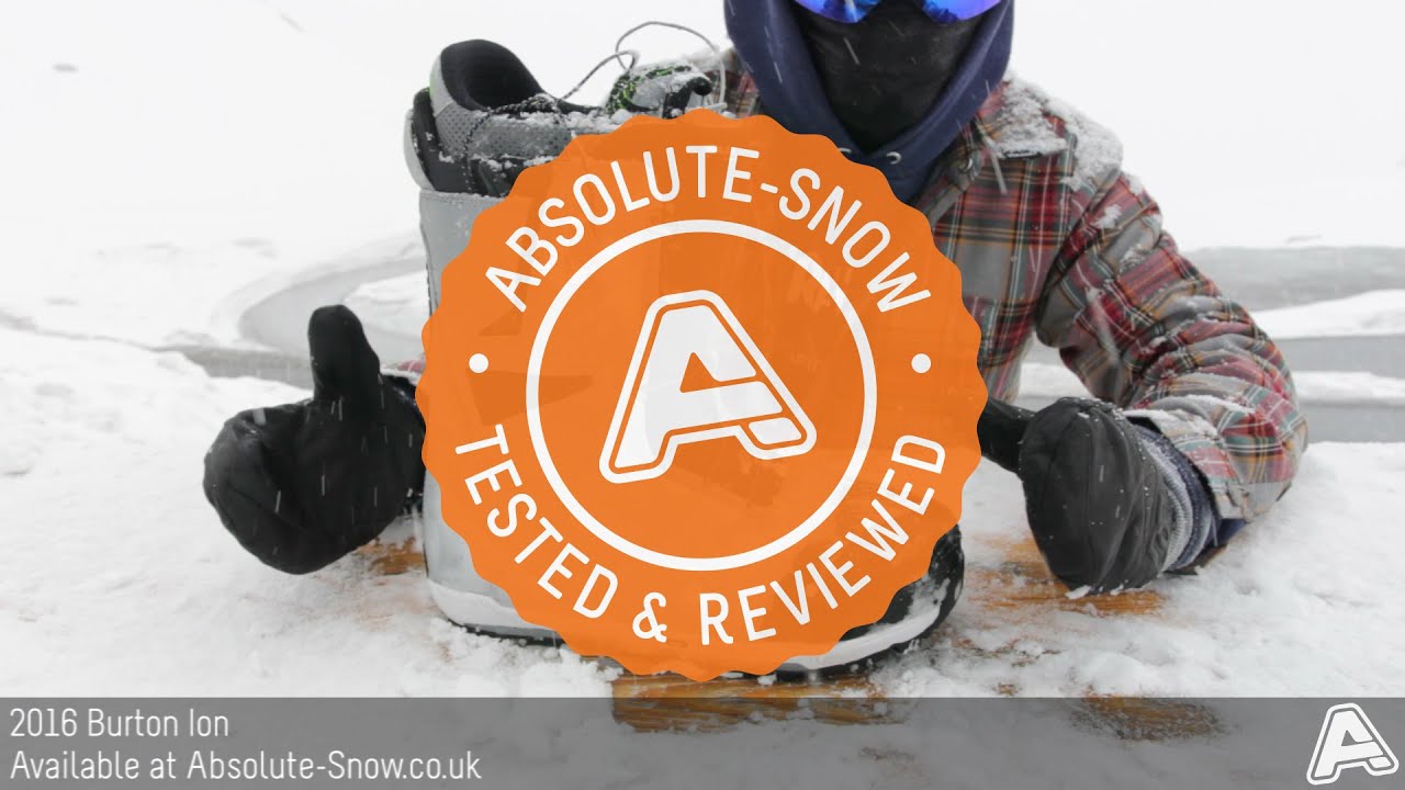 2015 / 2016 | Burton Ion Snowboard Boots | Video Review - YouTube